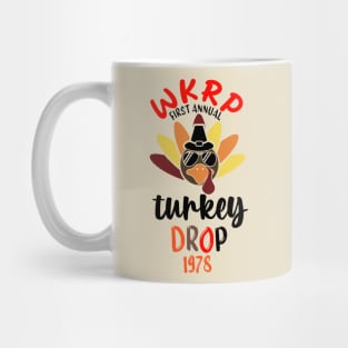 WKRP Turkey drop t-shirt Mug